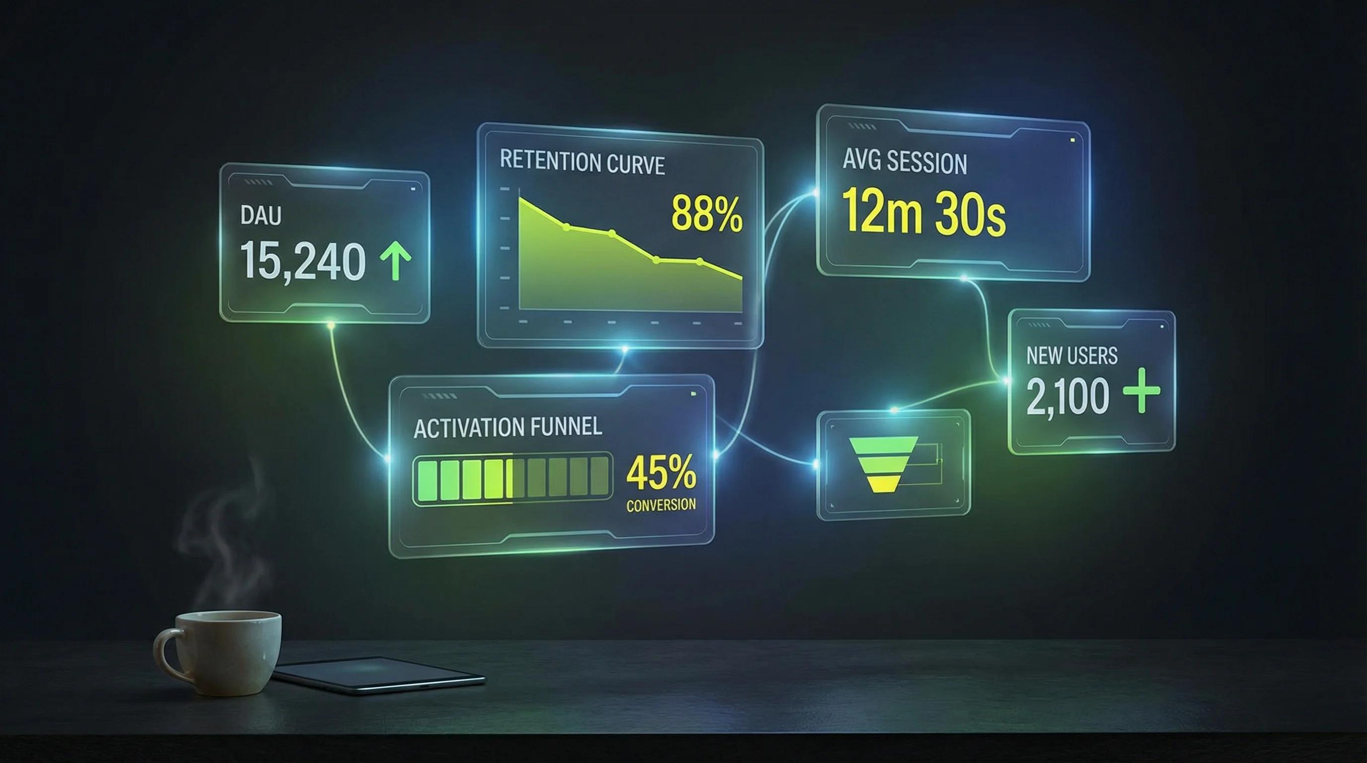 Activation Metrics die wirklich zählen: Diese 5 Zahlen schaue ich jeden Morgen an