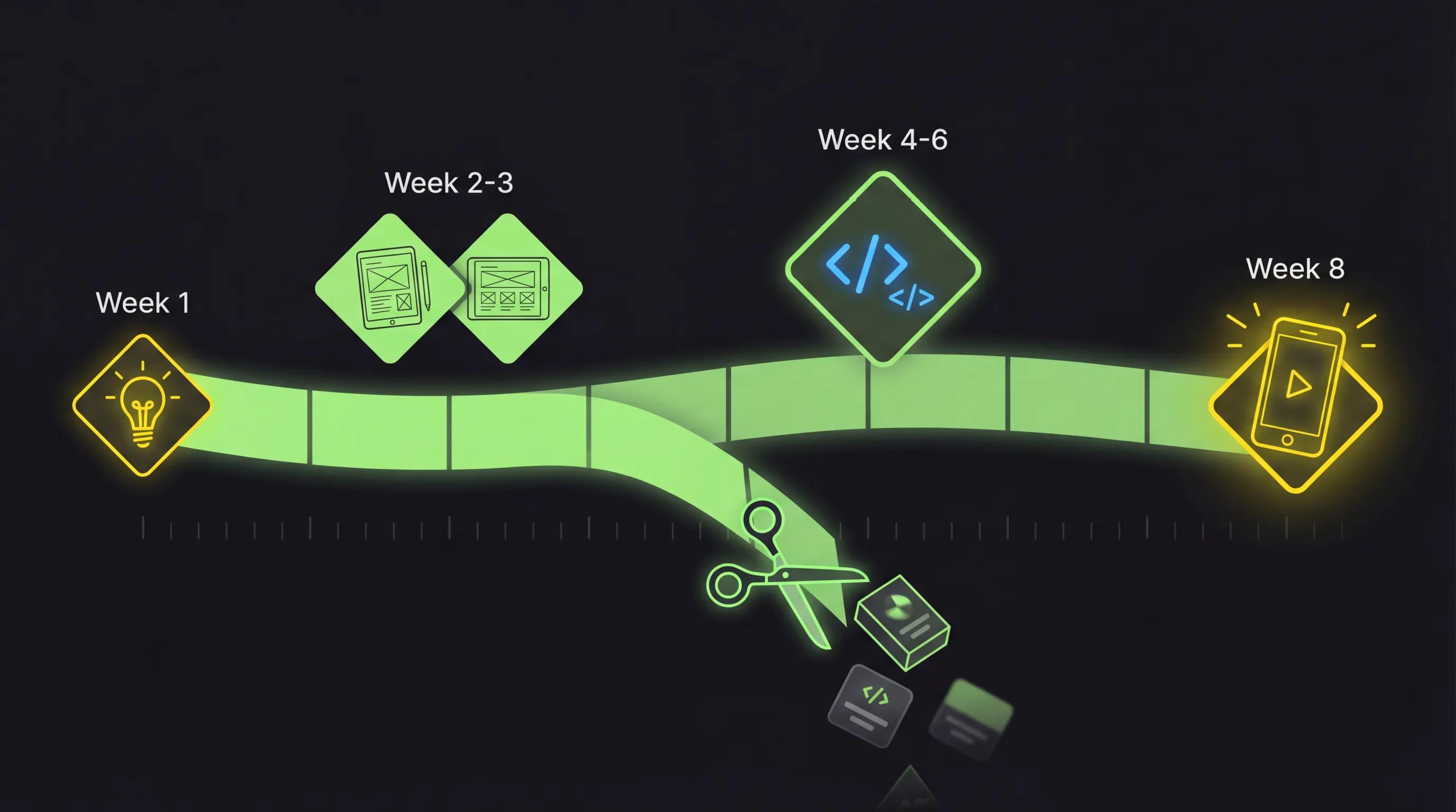 MVP entwickeln lassen: Von der Idee zum Prototyp in 8 Wochen