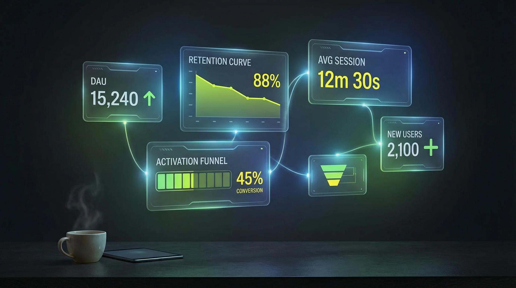 Activation Metrics That Actually Matter: The 5 Numbers I Check Every Morning (AI-generated cover image)
