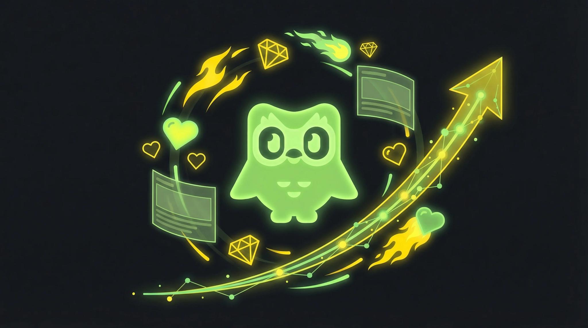 Wie Duolingo Monetarisierung skaliert: Was App-Entwickler lernen können (KI-generiertes Titelbild)
