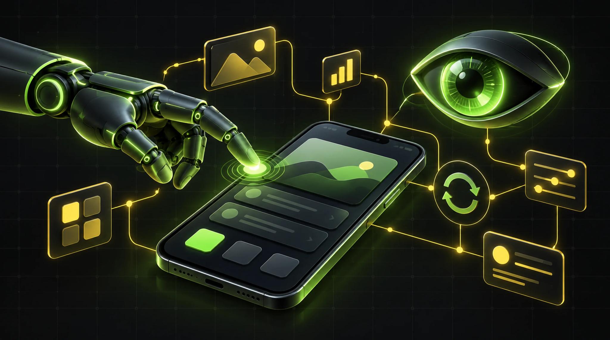 Marionette MCP: Wie KI-Agenten deine Flutter-App selbst testen (KI-generiertes Titelbild)